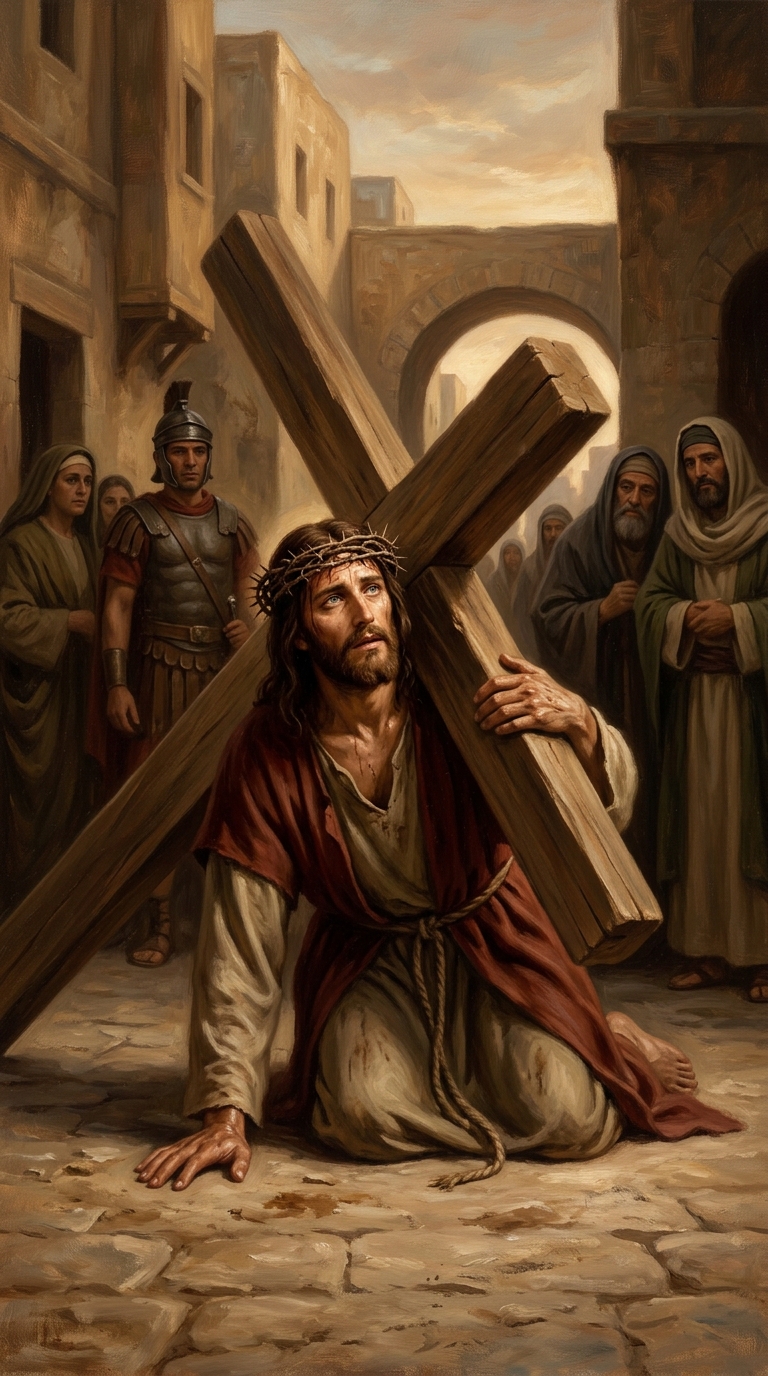 Christ Falling Under the Cross